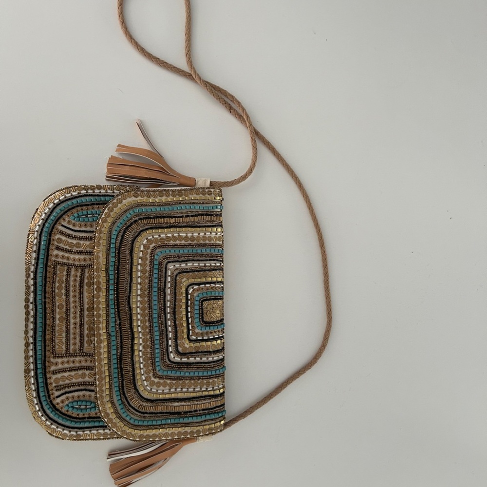 Boho Embroidered Crossbody Bag